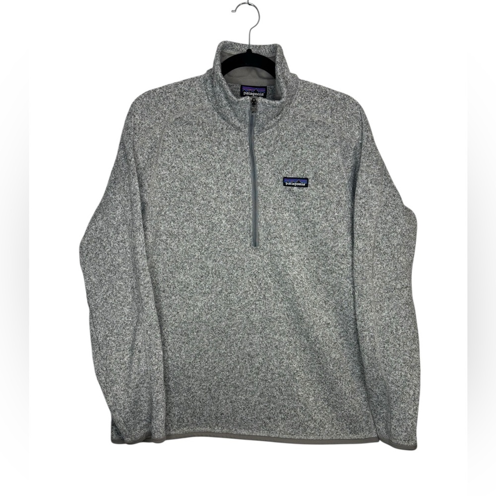 Patagonia Gray Half-Zip Fleece Pullover